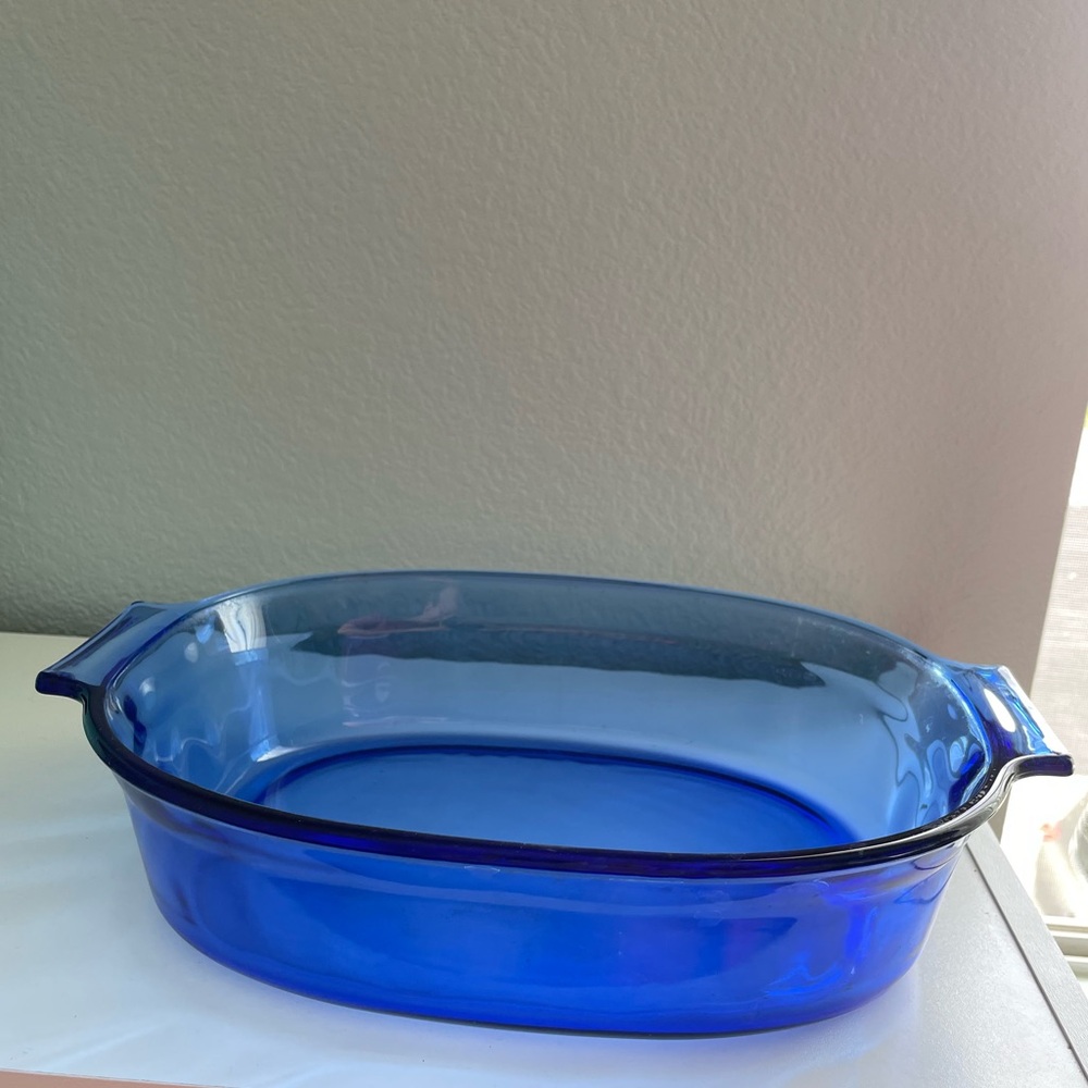 Pyrex Cobalt Blue 2.5 Qt Casserole Dish No Lid